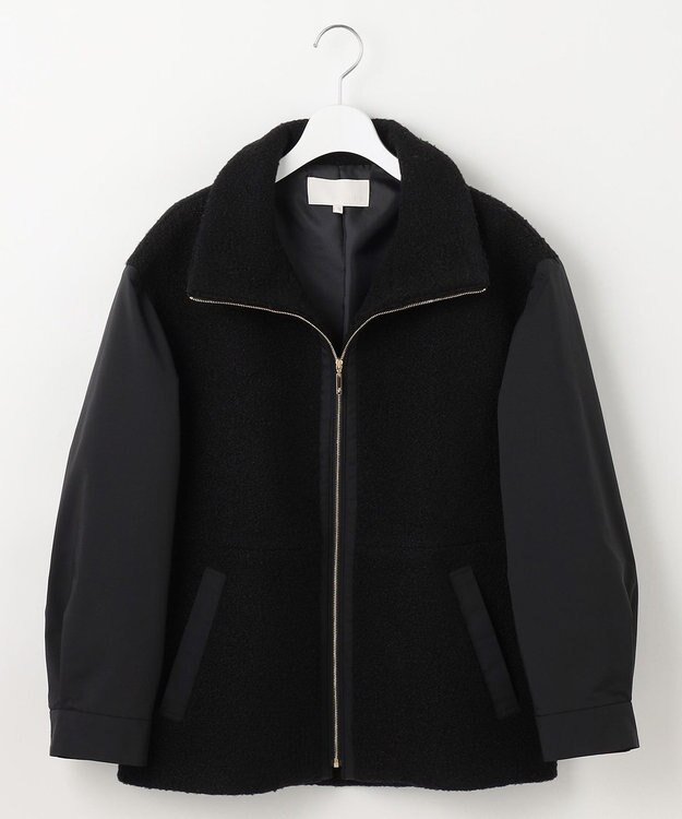 自由区 【カタログ掲載】ボアコンビ アウター ブラック