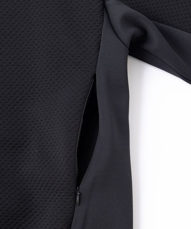 UNFILO 【ミズノ×UNFILO】ブレスサーモ リップルキルト プルオーバー ブラック