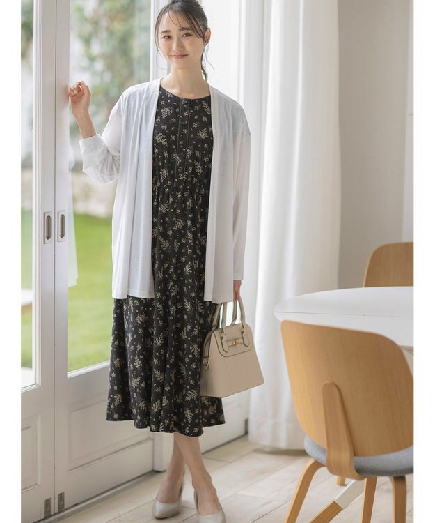 ANY SIS 【接触冷感 / UVカット】着流し カーディガン オフ