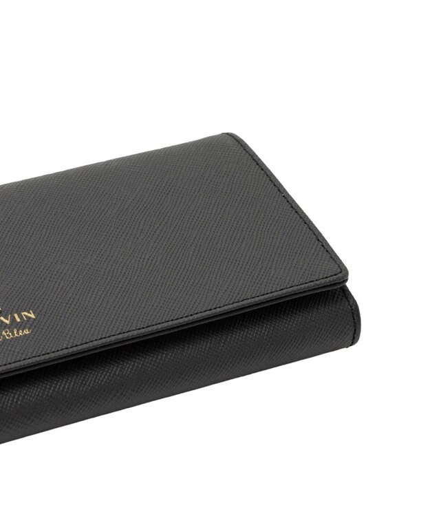 LANVIN en Bleu リュクサンブール かぶせ長財布 ダークネイビー