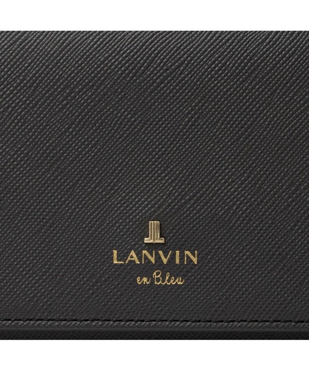 LANVIN en Bleu リュクサンブール かぶせ長財布 ダークネイビー