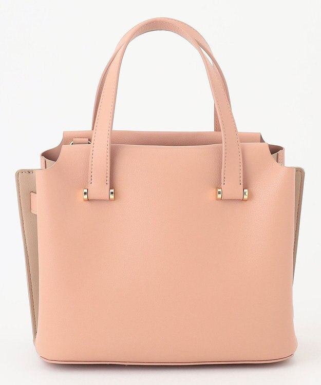 LA BAGAGERIE コンビカラー2WAYミニトートバッグ ピンク