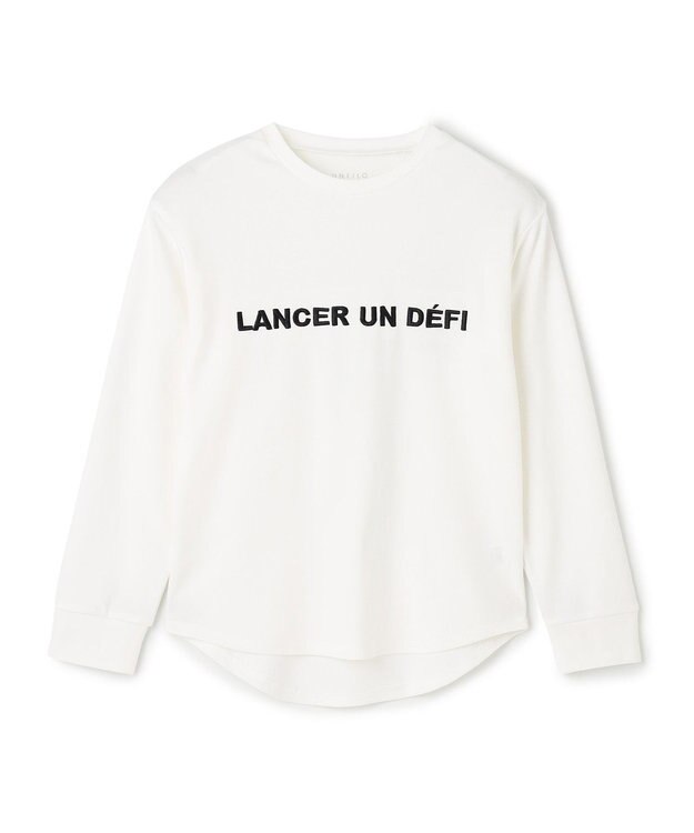 UNFILO 【110-150cm】選べるアソート ロゴロンT(UNISEX) [刺繡ロゴ]オフ