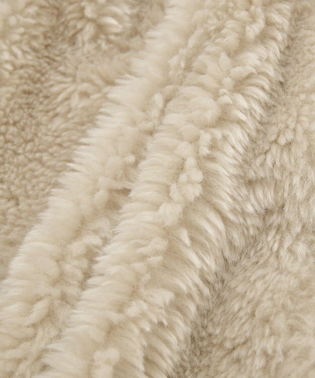 AMERICAN HOLIC 【選べる丈】ベア風ファーベスト Gray Beige