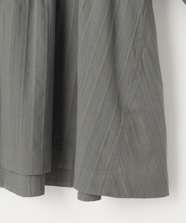 23区 【洗える】カラミ ブラウス カーキ系