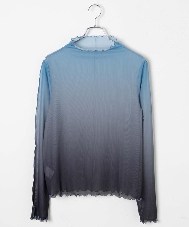 WEGO グラデーションシアーロンT ブルー