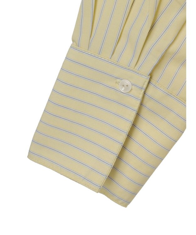 Green Parks スタンドフリルアソートブラウス Navy