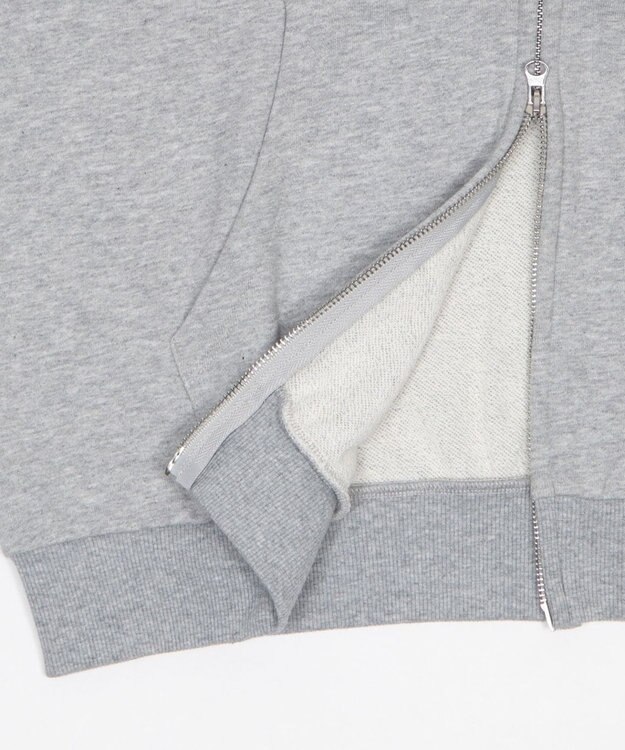 WEGO ノースリZIPパーカー 杢グレー