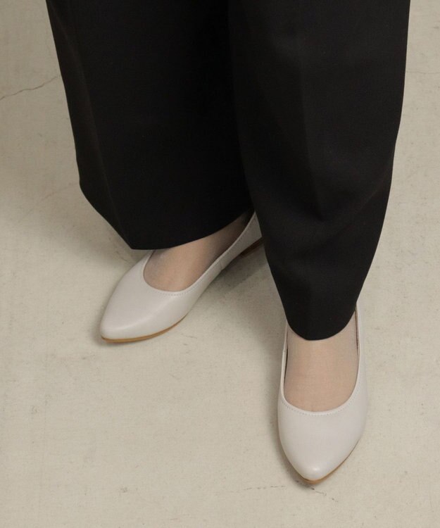 REGAL FOOT COMMUNITY 【アールドット】S17C フラットパンプス ライトグレー
