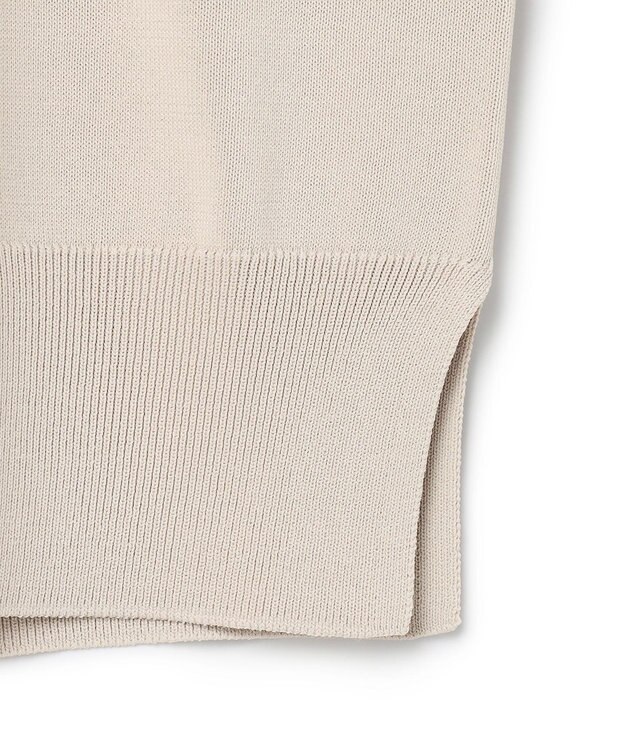 BEIGE， 【WEB限定・洗える】LECERF / 異素材ドッキングストレッチニット Greige