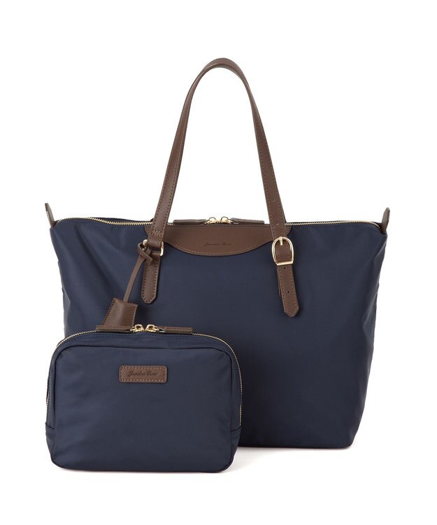 ACE BAGS & LUGGAGE 【ポーチにしまえる】Jewelna Rose ラヴィーナ フォールディングトートバッグ A4サイズ 16291 ジュエルナローズ ネイビー