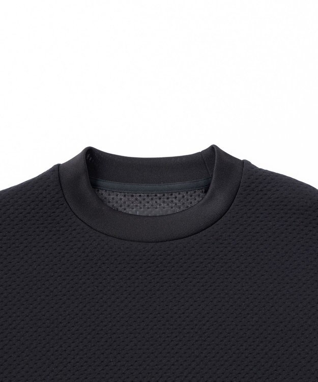 UNFILO 【ミズノ×UNFILO】ブレスサーモ リップルキルト プルオーバー ブラック