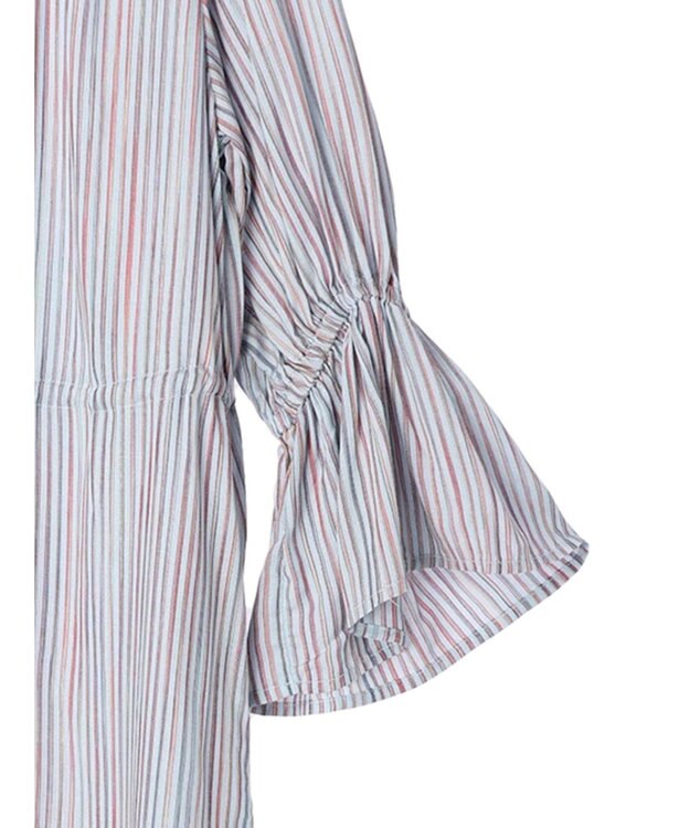 earth music&ecology マルチストライプワンピース Sax