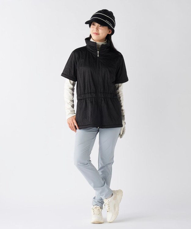 FILA GOLF／marie claire 【Marie claire sports】【美脚シルエット】ストレッチロングパンツ グレー