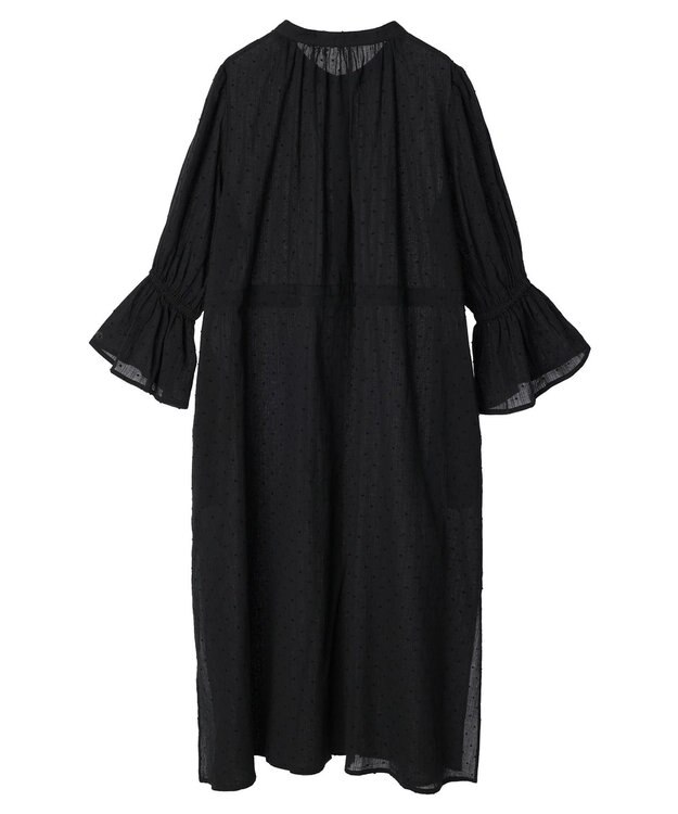 earth music&ecology ドットドビーワンピース Black