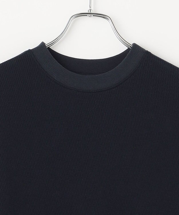 #Newans 【洗える】サーマルノースリーブワンピース ネイビー系