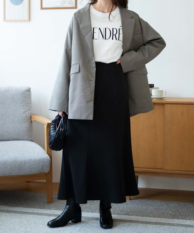 WEGO 【WEB限定】クルーネックプリントロンT 柄5