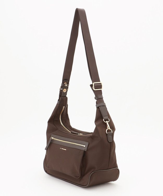 LA BAGAGERIE ループ2WAYショルダーバッグ　Sサイズ チョコ