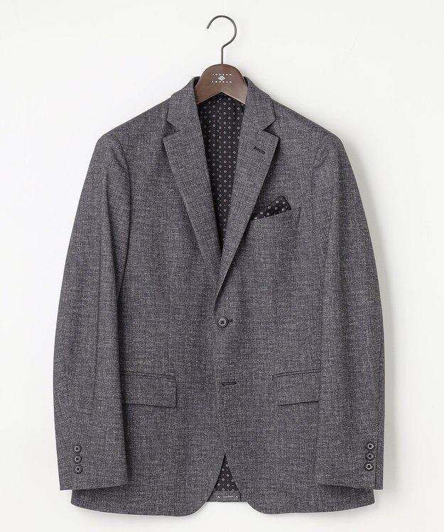 JOSEPH ABBOUD 【ストレッチ/セットアップ/弱撥水】フランネル ジャージ ジャケット グレー系