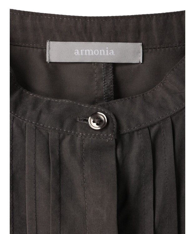 Green Parks armonia．ピンタックワンピース Charcoal Gray