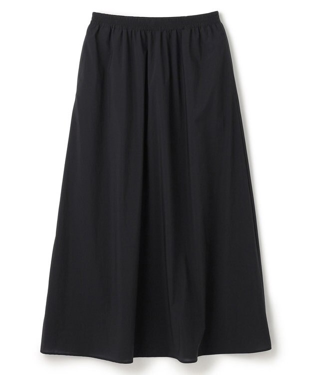 BEIGE， 【洗える/セットアップ対応】SPIGA / ギャザーロングフレアスカート Black