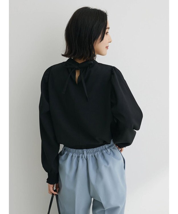 Green Parks ・ＥＬＥＮＣＡＲＥ　ＤＵＥ　ハイネックブラウス Black