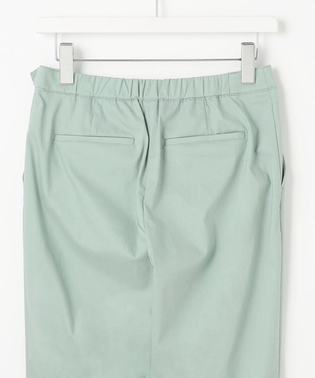 J.PRESS LADIES L 【セットアップ対応・洗える】セルロースリネンストレッチ テーパード パンツ ミント系