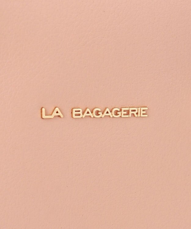 LA BAGAGERIE コンビカラー2WAYミニトートバッグ ピンク
