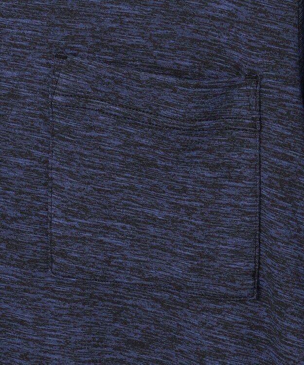 JOSEPH ABBOUD MOUNTAIN 【ゆったり】ランダムスラブリップ アウトドア Tシャツ ネイビー系