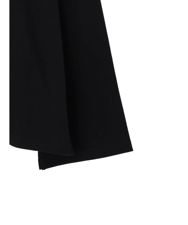 Green Parks ・Ｐｅｔｉｔ　Ｆｌｅｕｒ　ロゴｐｔフレアスリーブロンＴ Black