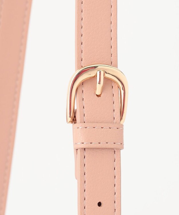 LA BAGAGERIE コンビカラー2WAYミニトートバッグ ピンク