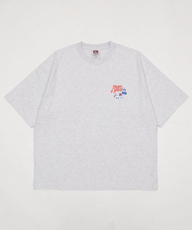 WEGO 【SMLサイズ展開】別注BENDAVISグラフィックT（SS） アッシュグレー