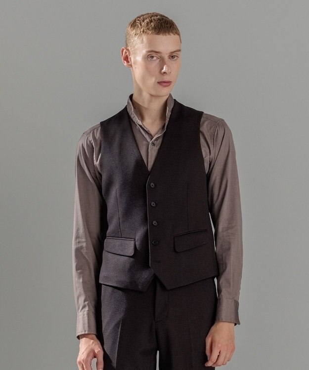JOSEPH HOMME 【LEON 掲載】ウーステッドモックロディ ジレ