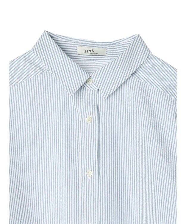 earth music&ecology サッカーレギュラーシャツ Blue