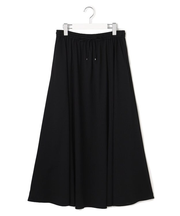 23区 シルキータッチ カットソー スカート ブラック系