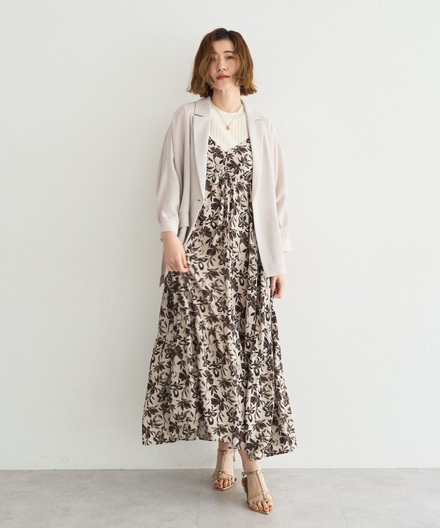 YECCA VECCA アートプリントキャミワンピース Multi