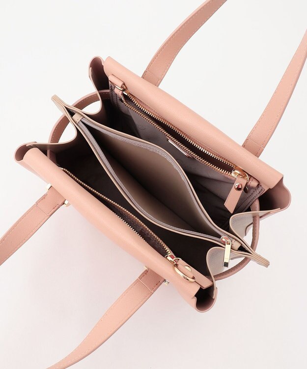LA BAGAGERIE コンビカラー2WAYミニトートバッグ ピンク