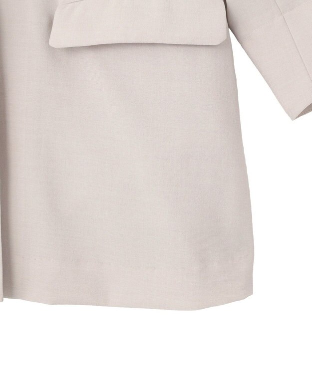 YECCA VECCA リネンライクジャケット Light Gray