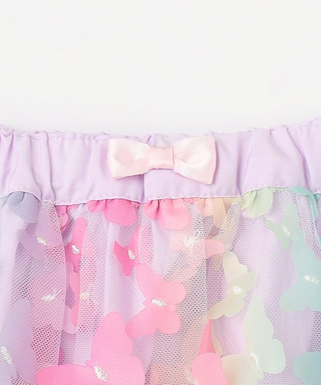 ANY KIDS レインボー チュール スカート ラベンダー