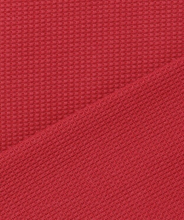 23区GOLF 【WOMEN】【吸水速乾・UVケア】カノコ 半袖ポロシャツ ワイン系