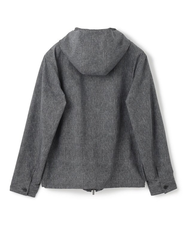 JOSEPH HOMME 新柄【洗える/ストレッチ/シワになりにくい】クールドッツストレッチ ジップアップフードブルゾン ライトグレー系