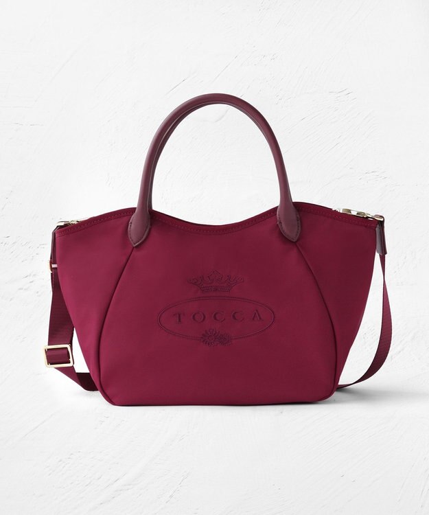 TOCCA TOUCH OF CRESTA NYLON TOTE ナイロントートバッグ【星風まどかさん着用】 レッド系
