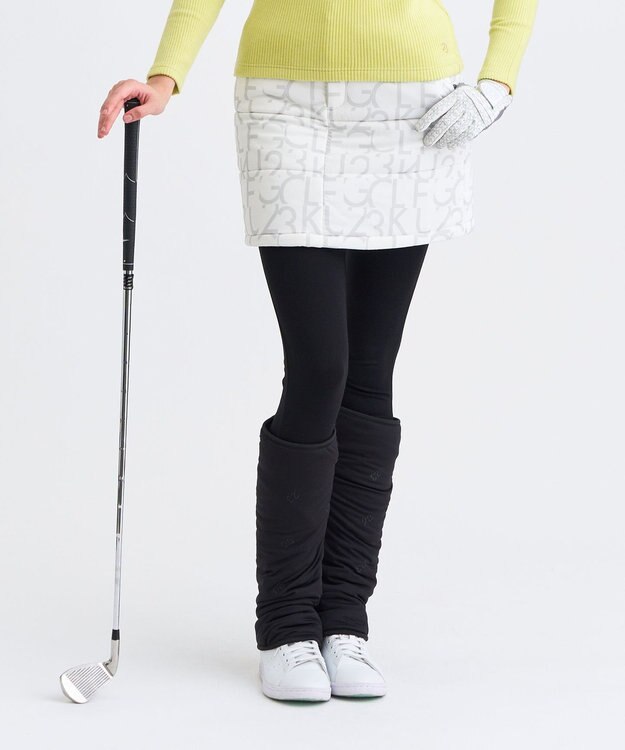 23区GOLF 【WOMEN】中綿ロゴプリントスカート ホワイト系5