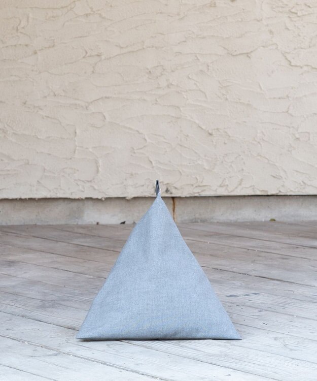 ビーズクッション tetra tetra NATURA（ナチュラ） ビーズクッション テトラ【ミニサイズ】 ロックグレー