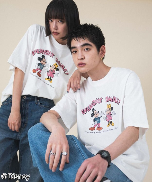 WEGO 【新柄追加/ユニセックス着用アイテム/SMLサイズ展開】DISNEY/グラフィックT（S） 柄1