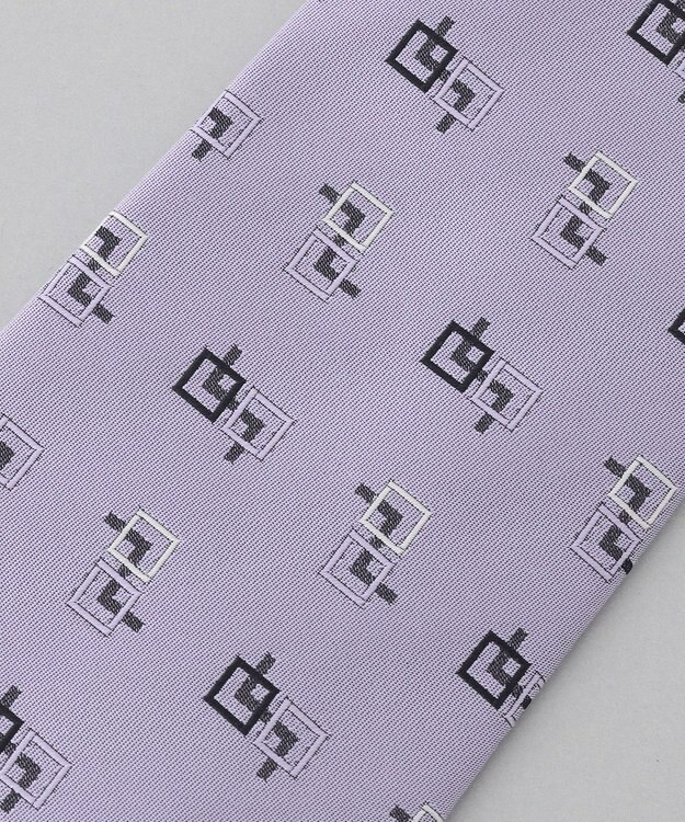 GOTAIRIKU GOTAIRIKU別注【日本製】シルク ネクタイ_小紋柄 パープル系8