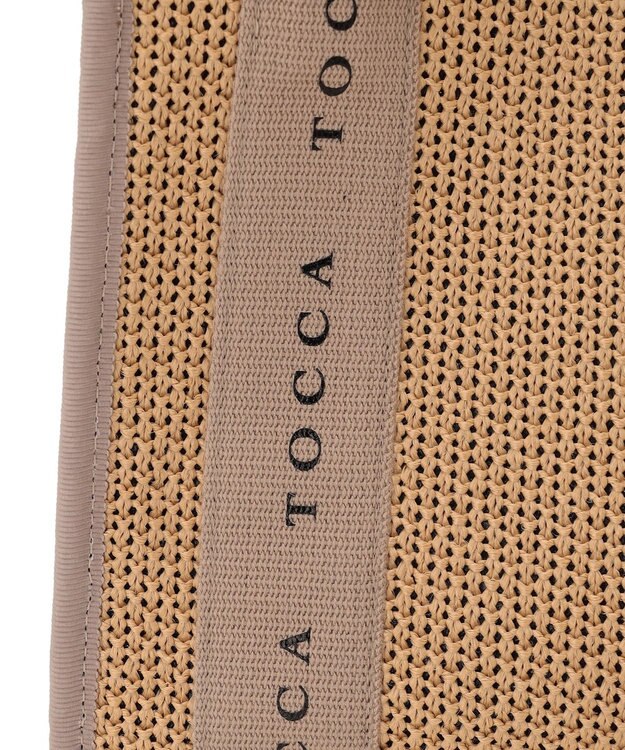 TOCCA 【WEB＆一部店舗限定】DANCING TOCCA SQUARE SUMMER TOTE かごバッグ ベージュ系