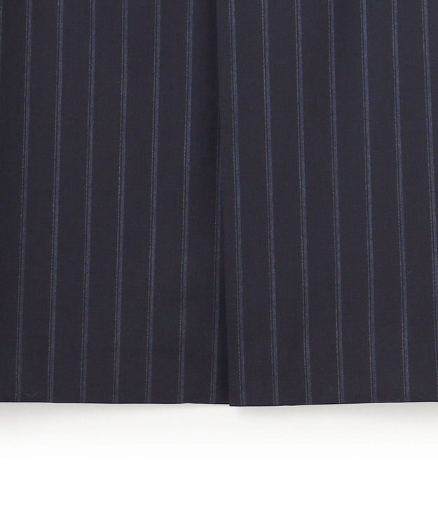 BEIGE， 【セットアップ対応】GEORGE / ウールストライプ ハイウエストスカート Navy Stripes