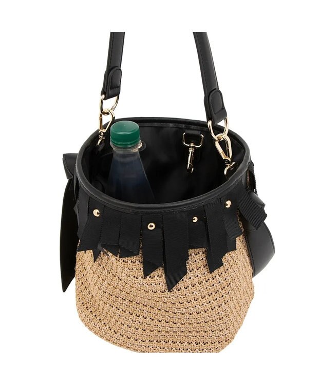 LANVIN en Bleu マリエル ハンドバッグ ブラック