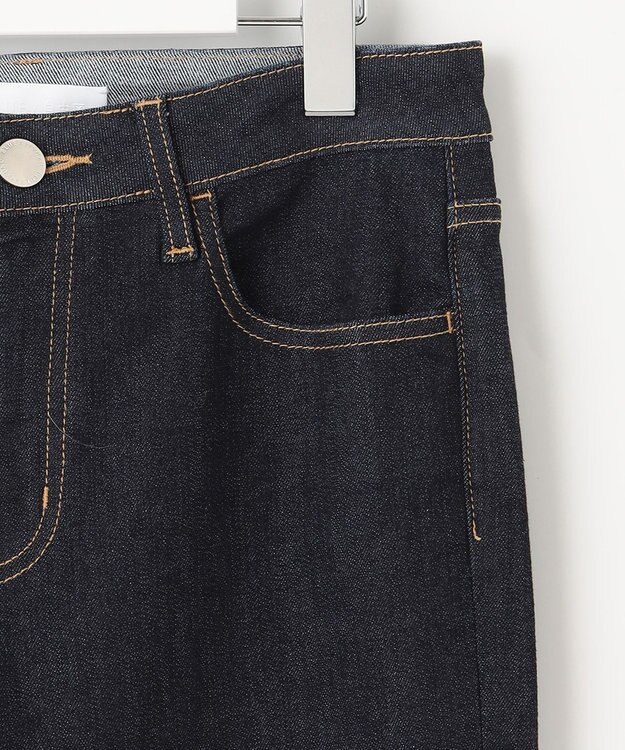 自由区 【WE WANT】365DENIM ストレートスリムデニム パンツ ネイビー系